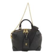 Louis Vuitton Vintage Pre-owned Canvas axelremsvskor Black, Dam