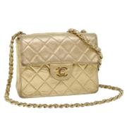 Chanel Vintage Pre-owned Laeder chanel-vskor Yellow, Dam