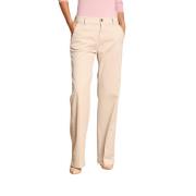 Mason's Straight Women's Chino Pants in Gabardine Beige, Dam