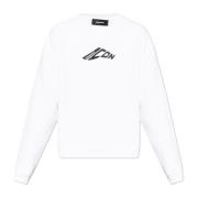 Dsquared2 Sweatshirt med logotyp White, Herr