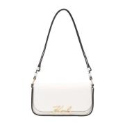 Karl Lagerfeld Stilren Crossbody Handväska Beige, Dam