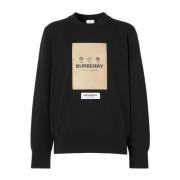 Burberry Sweatshirt Black, Dam