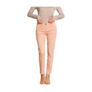 Mason's Slim Women's Chino Byxor i Satin Pink, Dam