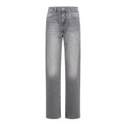 7 For All Mankind Grå Jeans för Män Gray, Dam