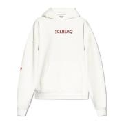 Iceberg Sweatshirt med logotyp White, Herr