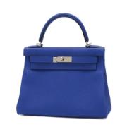 Hermès Vintage Pre-owned Laeder handvskor Blue, Dam