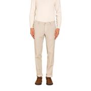 Mason's Herr Chino Byxor med Mikromönster Beige, Herr