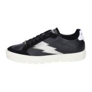 Stokton Läder Herr Sneakers Black, Herr