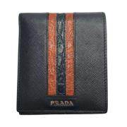 Prada Vintage Pre-owned Laeder plnbcker Black, Dam