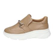 Stokton Läder Damsneakers Beige, Dam