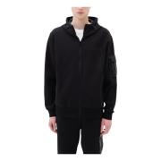 Duvetica Svart Zip-Up Huvtröja Black, Herr