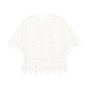 Ulla Johnson Vit Aria T-shirts och Polos White, Dam