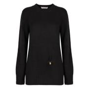 Philosophy di Lorenzo Serafini Lyxig Ull Cashmere Tröja Black, Dam