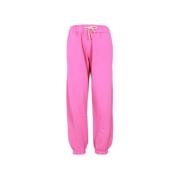 Autry Fuchsia Bomulls Joggingbyxor Pink, Dam