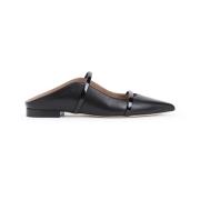 Malone Souliers Svarta Ballerinor Eleganta Platta Skor Black, Dam