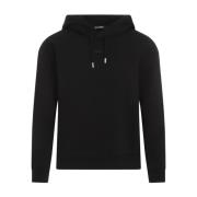 Jacquemus Svart Bomullshoodie Aw24 Black, Dam