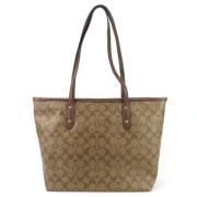 Coach Pre-owned Pre-owned Canvas totevskor Brown, Dam