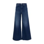 Mother Roller Sneak Jeans Blue, Dam