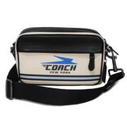 Coach Pre-owned Pre-owned Canvas axelremsvskor Black, Herr