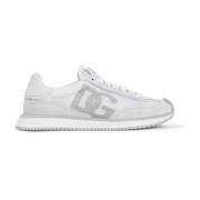 Dolce & Gabbana Vita Mesh Sneakers Aw24 White, Dam