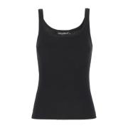 Dolce & Gabbana Stilfull Top för Trendsetters Black, Dam