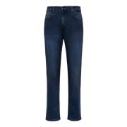 Boggi Milano Mellanblå Stretch Denim Jeans Blue, Herr