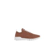 Kiton Kashmir Stickade Sneakers Beige, Dam