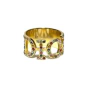 Dior Vintage Pre-owned Metall dior-smycken Yellow, Dam