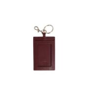 Trussardi Studded Leather Keychain Brown, Herr