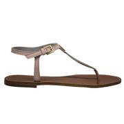 Ines De La Fressange Paris Sandal With Medal Beige, Dam