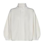 Max Mara Smirne Vit Ull Cardigan Tröja White, Dam