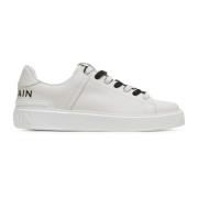 Balmain B-Court släta lädertränare White, Dam