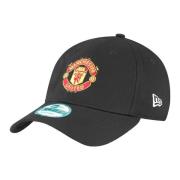 New Era Svart Manchester United Grundkeps Black, Herr