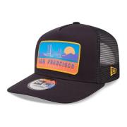 New Era San Francisco Location Trucker Cap Black, Herr