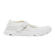 Salomon Slip-On Sko i Mesh med Sidospänne White, Dam