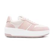 Tod's Rosa Mocka Sneakers Pink, Dam