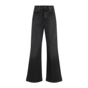 Acne Studios Svarta 2022 Jeans Black, Dam