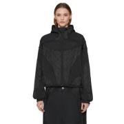 Misbhv Monogram Windbreaker Jacka Svart Black, Dam