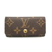 Louis Vuitton Vintage Pre-owned Canvas nyckelhllare Brown, Dam