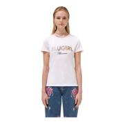 Blugirl Kortärmad T-shirt White, Dam