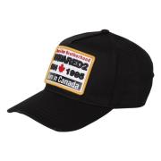 Dsquared2 Baseball Cap - Stiligt huvudbonad tillbehör Black, Herr