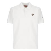 Kenzo Lucky Tiger Polo Skjorta Vit White, Herr