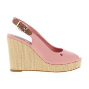 Tommy Hilfiger Kilklack Sandaler Pink, Dam