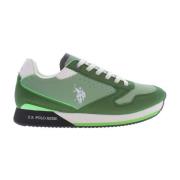 U.s. Polo Assn. Ikoniska Logosneakers Grön Sportig Design Green, Herr