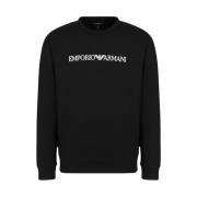 Emporio Armani Crew Neck Sweatshirt Black, Herr