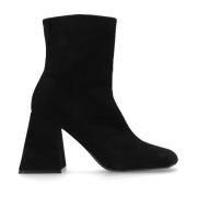 Vic Matié Klackade ankelboots Chamois Black, Dam