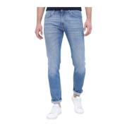 Harmont & Blaine Klassiska Denim Jeans med Fem Fickor Blue, Herr