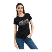 Liu Jo Kortärmad T-shirt Black, Dam