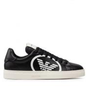 Emporio Armani Låga Sneakers Black, Herr