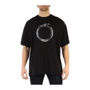 Trussardi T-Shirts Black, Herr